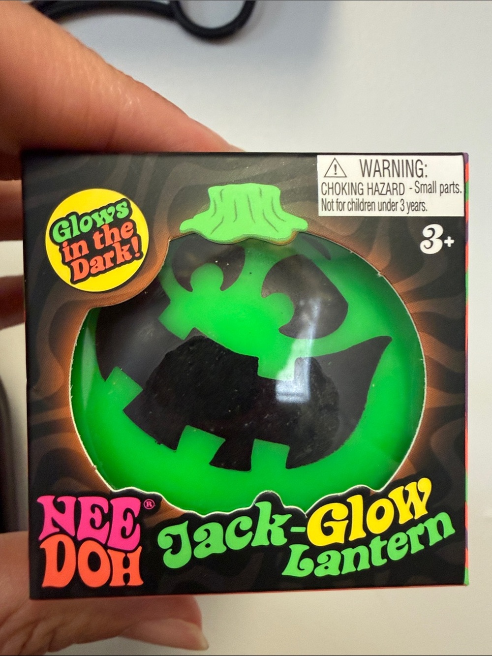 Jack-Glow Lantern Plush Toy - Green (Glows in the Dark)